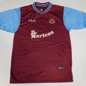 WEST HAM RETRO 2001 FILA SOCCER JERSEY